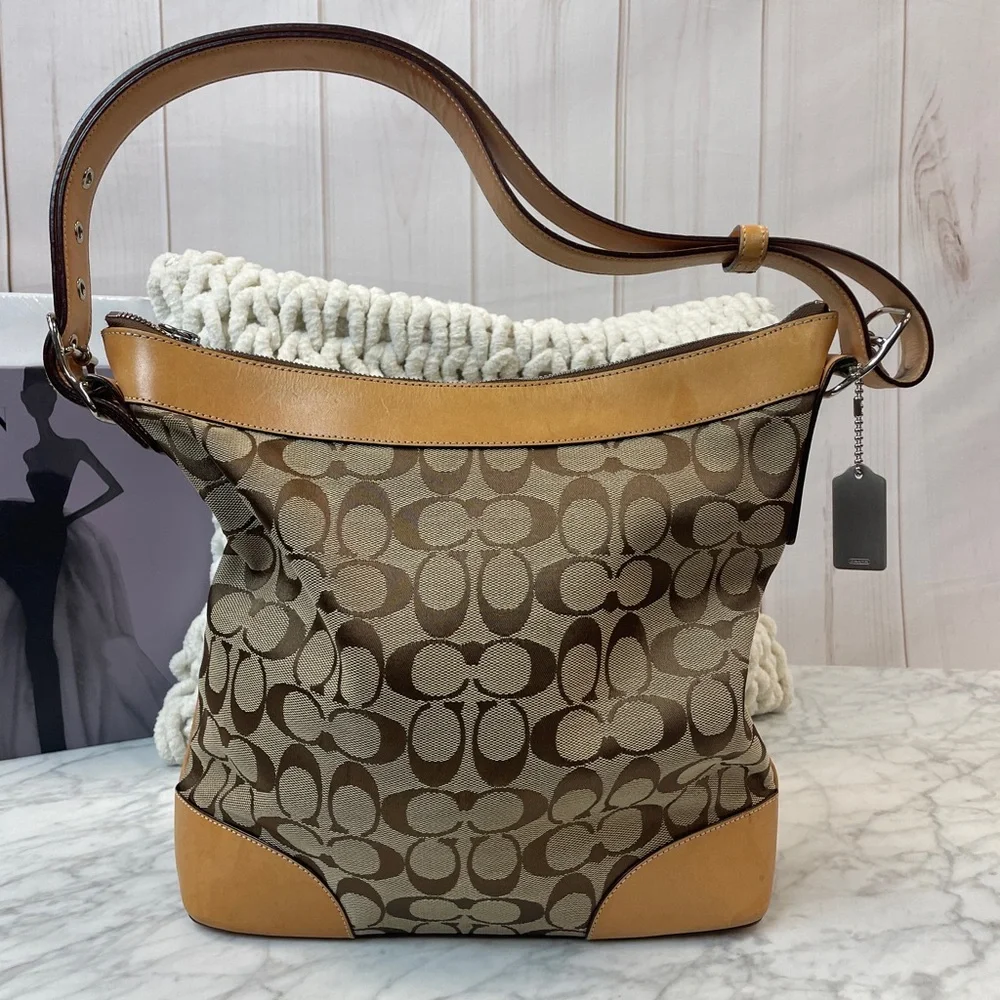 Coach Canvas Hobo Bag